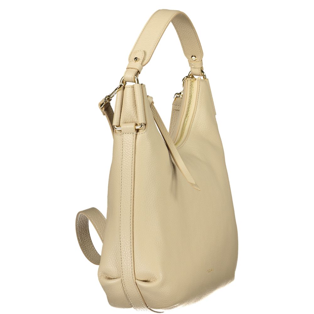 Sac à main femme Coccinelle en cuir beige