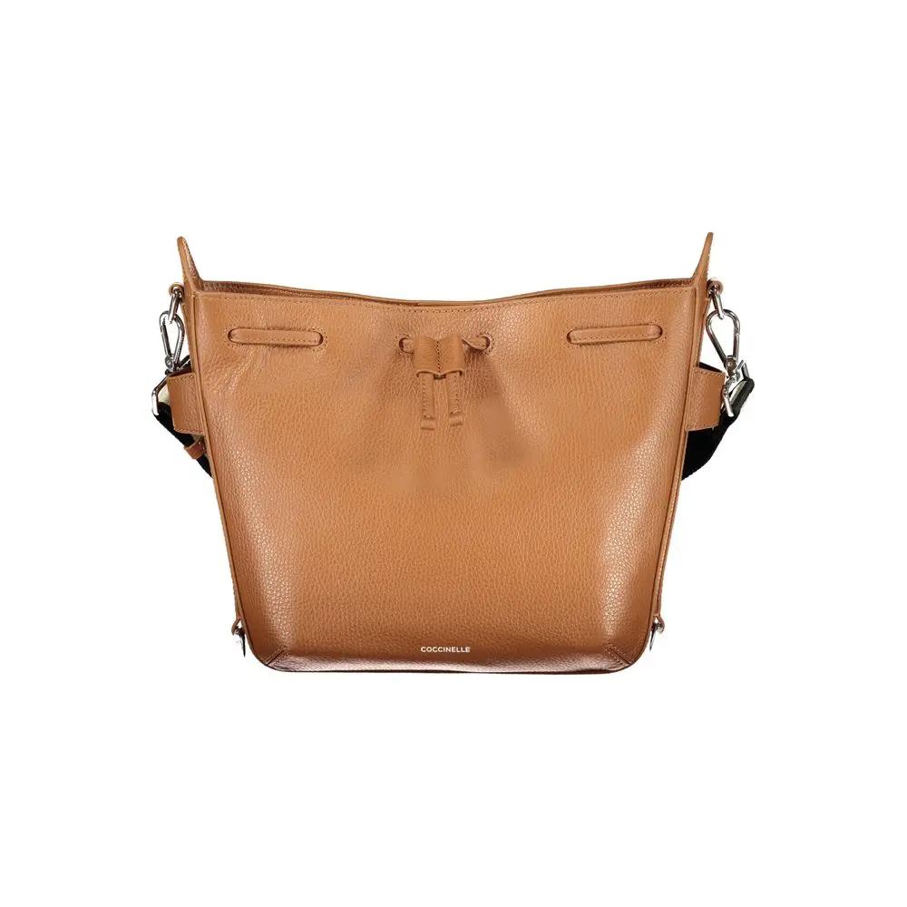 Sac femme en cuir Coccinelle Marrone