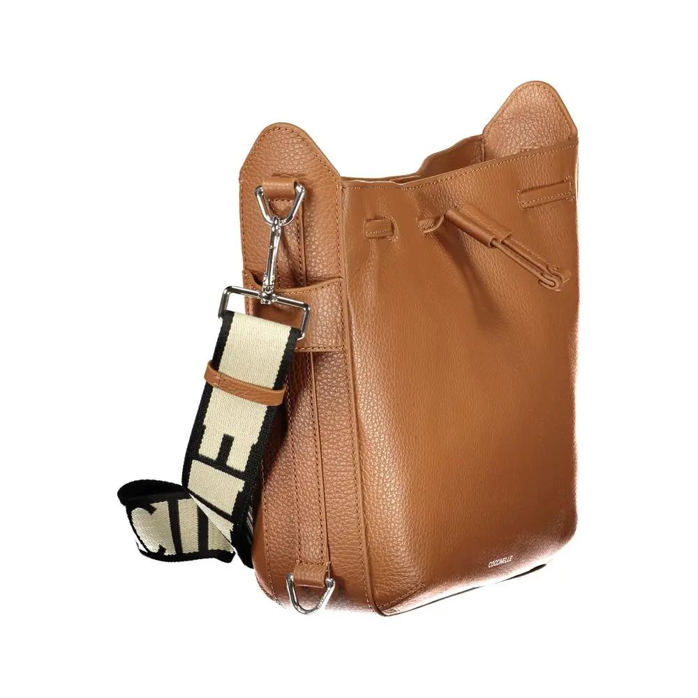 Sac femme en cuir Coccinelle Marrone