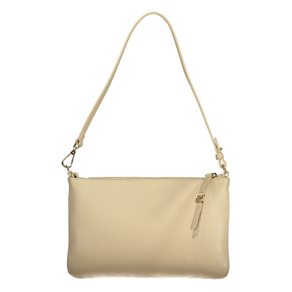 Sac à main femme Coccinelle en cuir beige