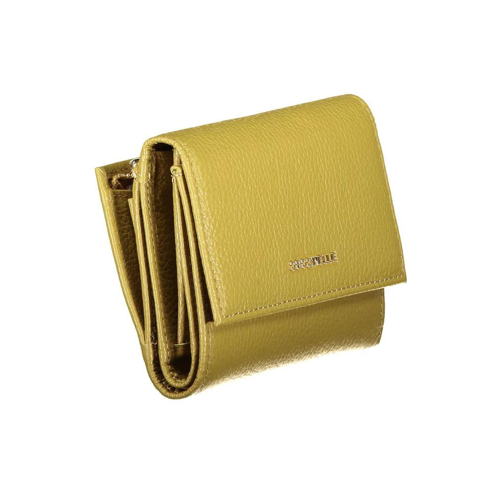 Portefeuille Femme Coccinelle Verde Pelle