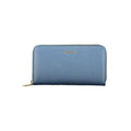 Portefeuille femme en cuir bleu Coccinelle