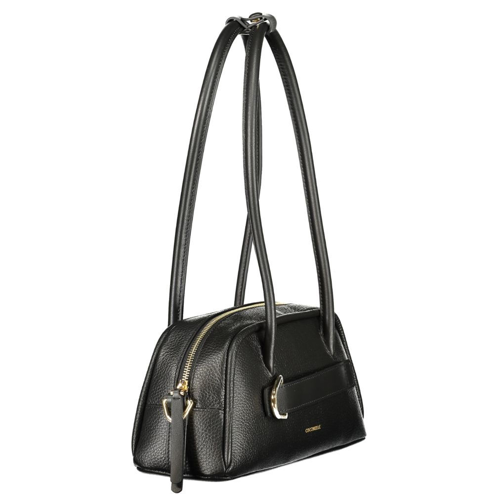 Sac à main Coccinelle en cuir noir pour femme