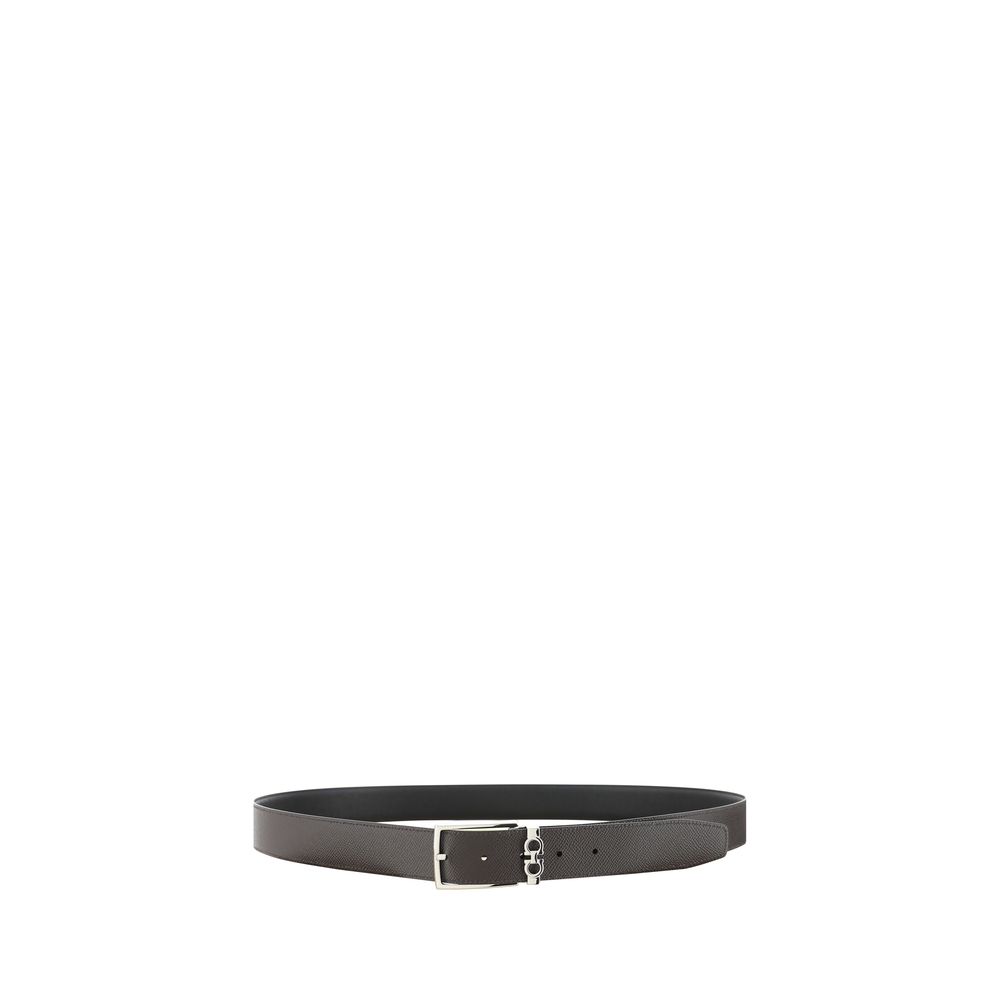 Ceinture Ferragamo Bos Taurus Regular en cuir de veau noir
