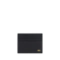 Portefeuille Ferragamo Bos Taurus en cuir de veau noir