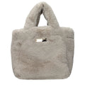 Sac à main Herno en fourrure grise