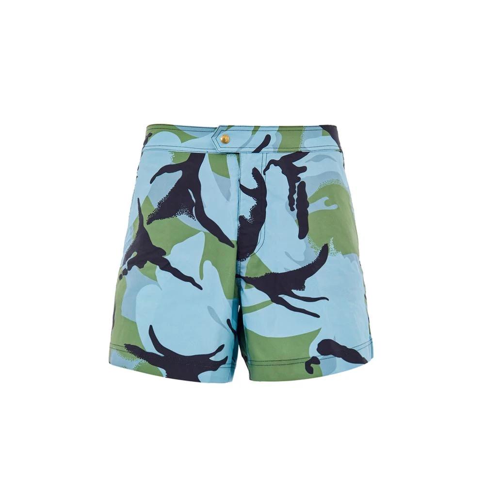 Tom Ford Multicolor Polyamide Swim Shorts