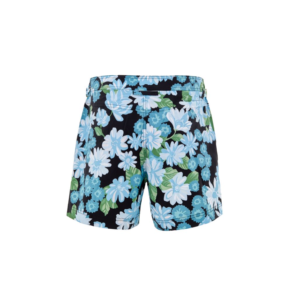 Short de bain bleu en polyamide Tom Ford