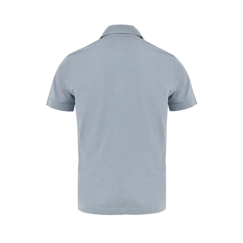 Tom Ford Blue Cotton Polo Shirt