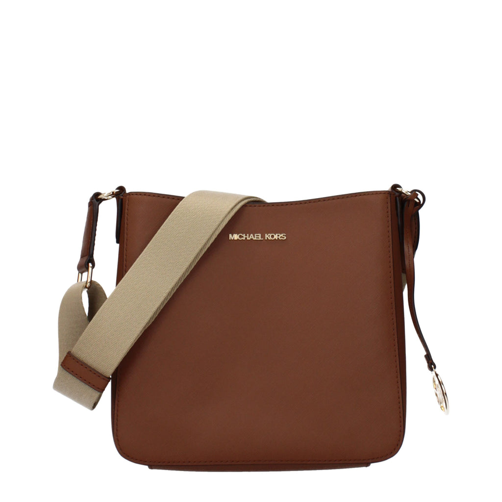 Michael Kors Brown Leather Shoulder Bag