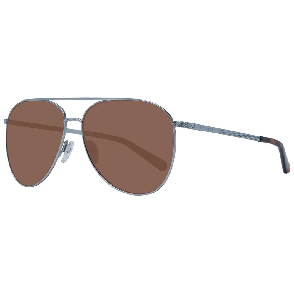 Lunettes de soleil Ted Baker en acier inoxydable argenté