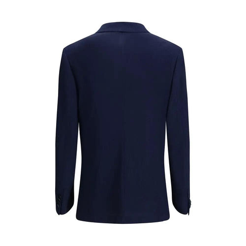 Blazer en soie noire Brioni