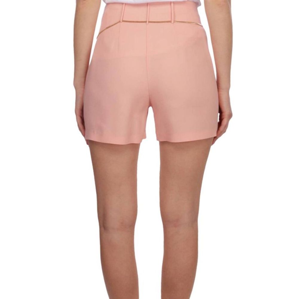 Patrizia Pepe Pink Acetate Shorts