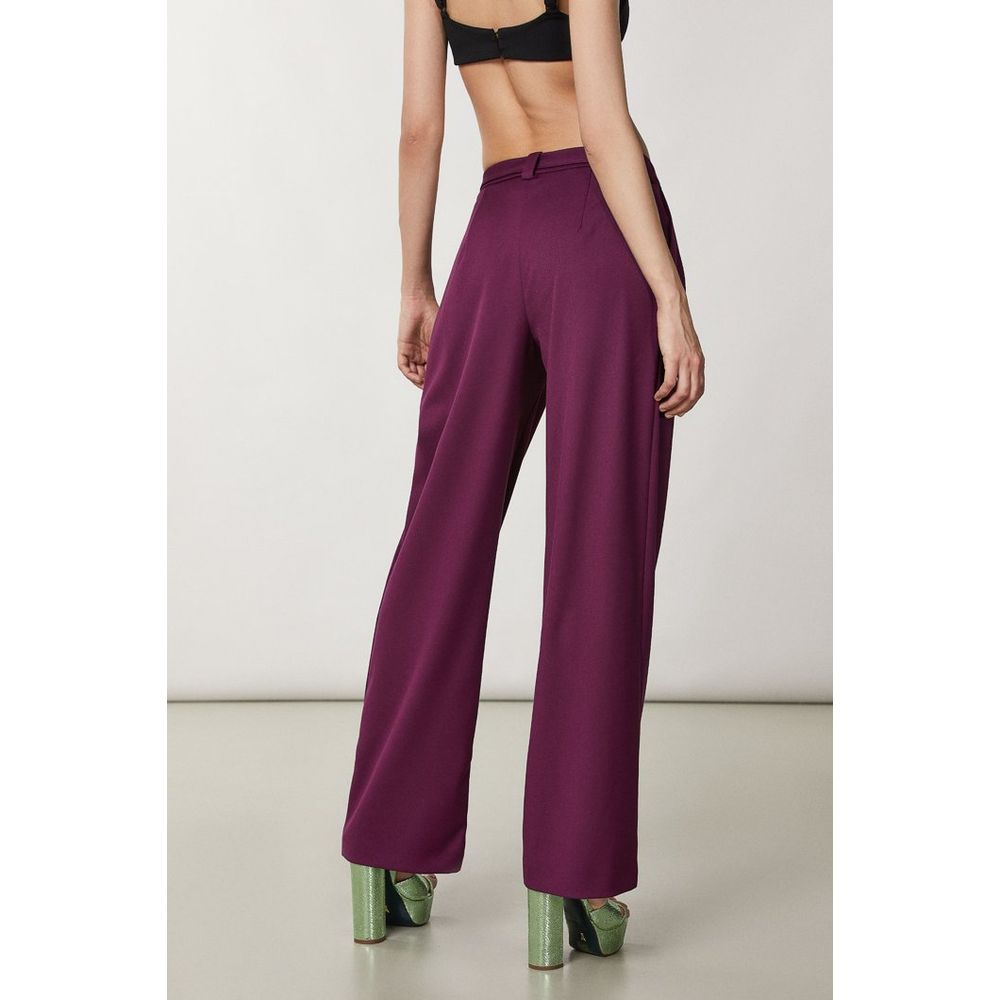 Patrizia Pepe Purple Polyester Two-Piece Suit