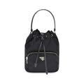 Sac à dos Prada noir en polyamide recyclé