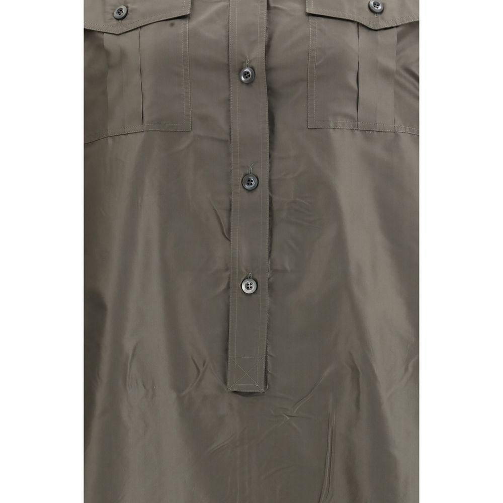 Prada Bicolor Silk Casual Dress