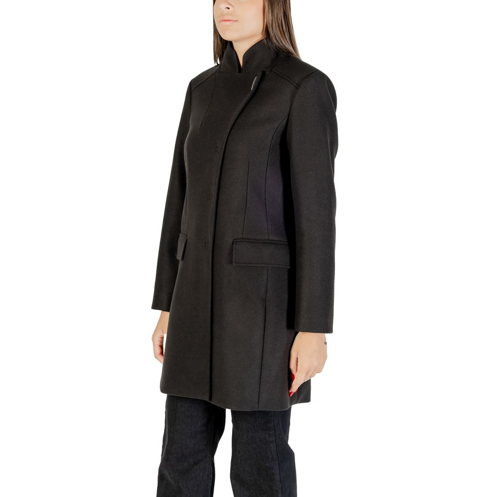 Liu Jo Black Polyester Coat