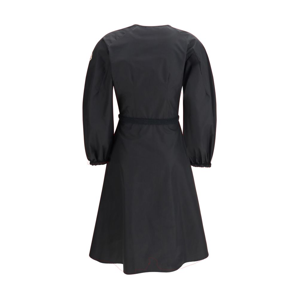 Moncler Black Cotton Casual Dress