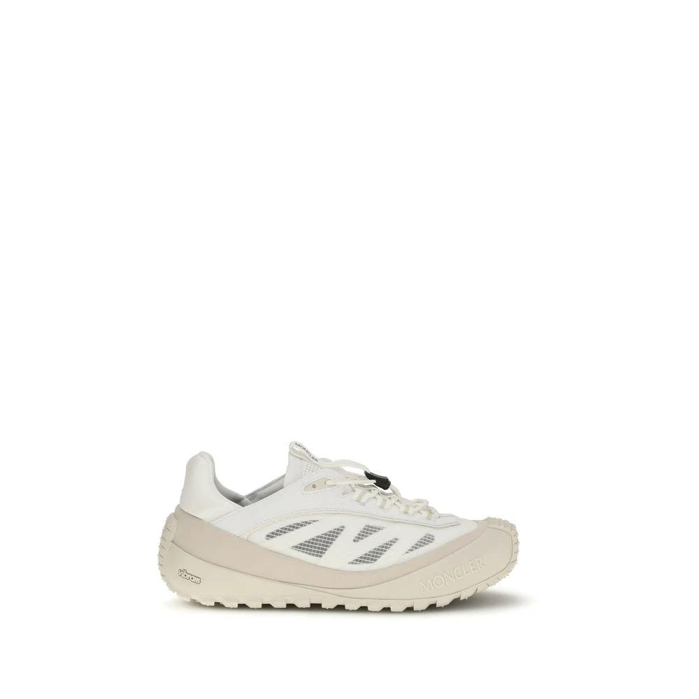 Baskets de sport Moncler Bos Taurus en cuir de veau blanc