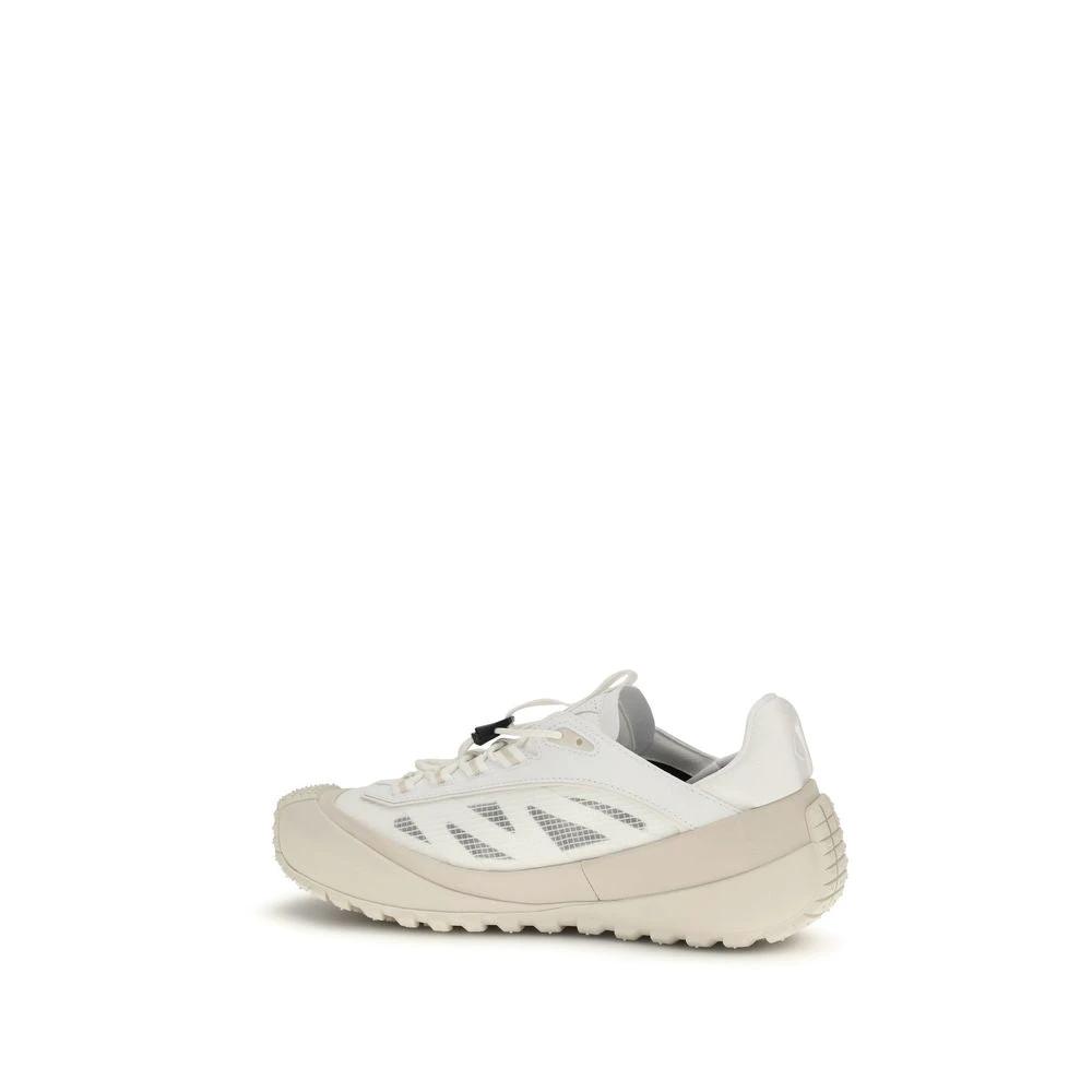 Baskets de sport Moncler Bos Taurus en cuir de veau blanc