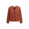 Brunello Cucinelli Cardigan en Cachemire Orange