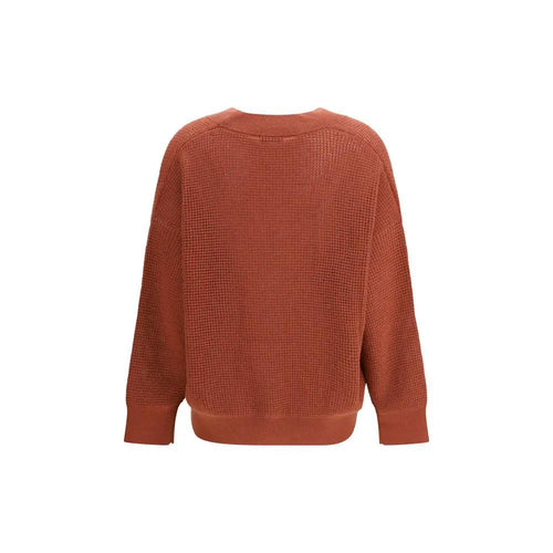 Brunello Cucinelli Cardigan en Cachemire Orange