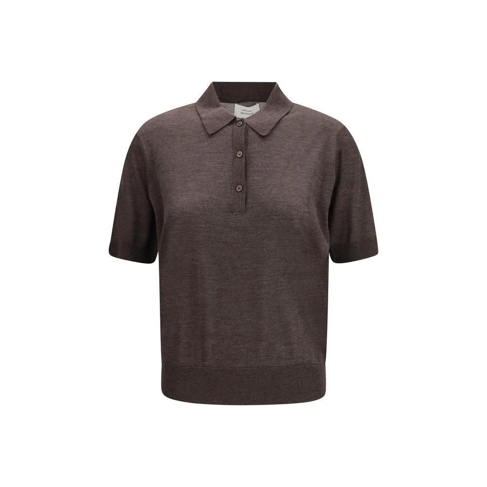 Loulou De Saison Polo En Cachemire Marron