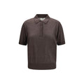Loulou De Saison Polo En Cachemire Marron