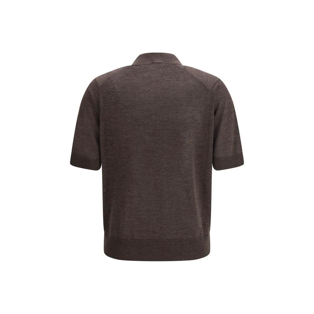 Loulou De Saison Polo En Cachemire Marron