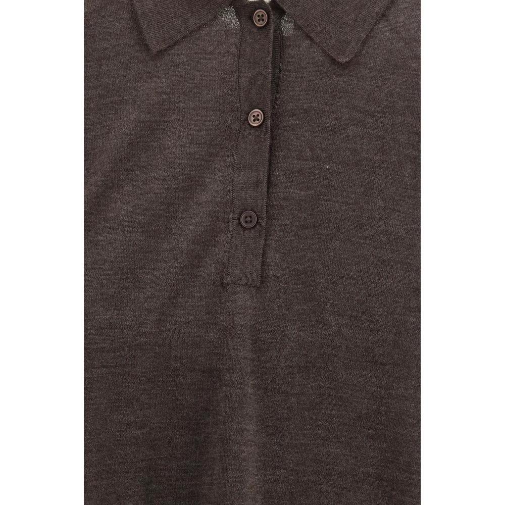 Loulou De Saison Polo En Cachemire Marron