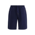 Brunello Cucinelli Blue Cotton Bermuda Shorts