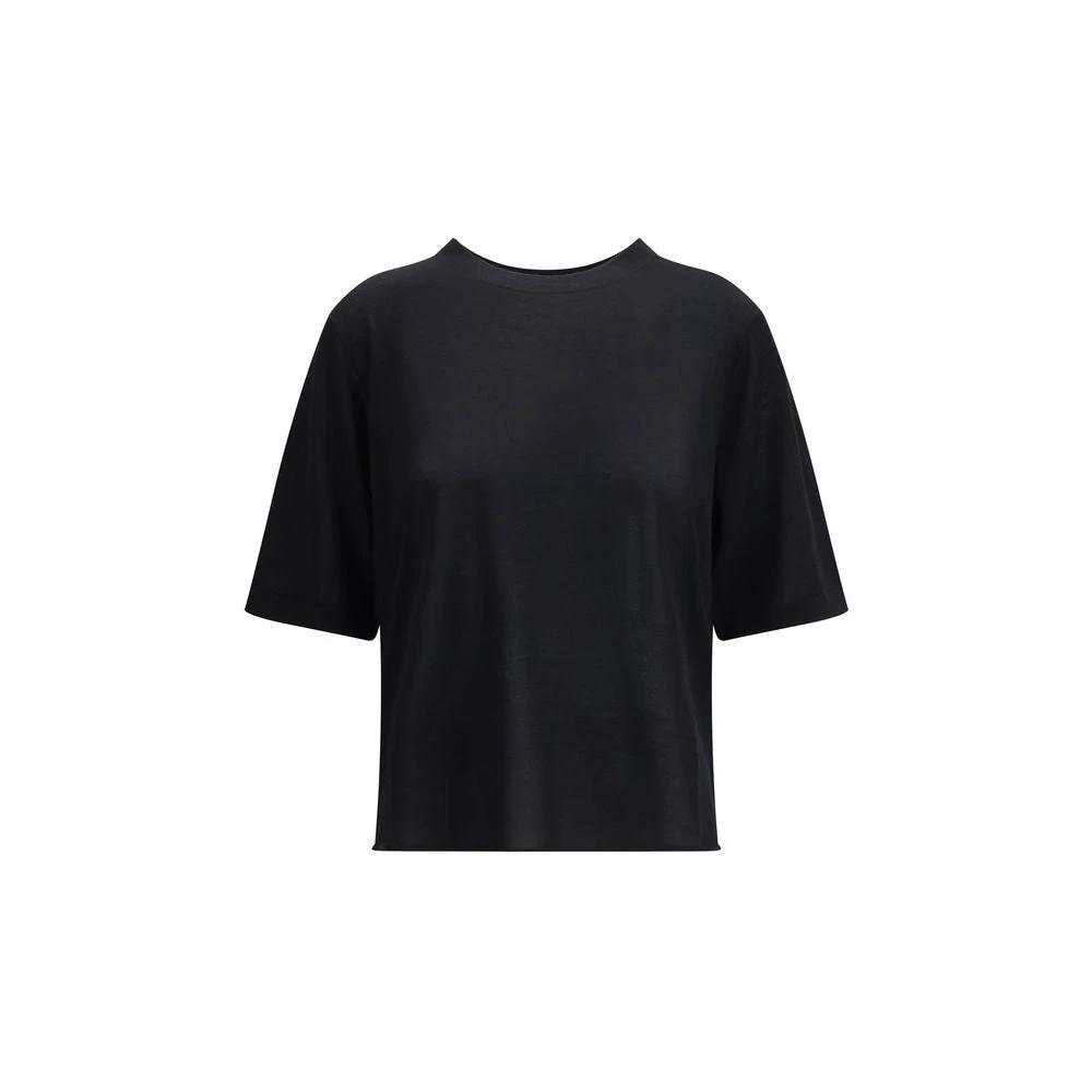 Loulou De Saison T-Shirt Cachemire Noir