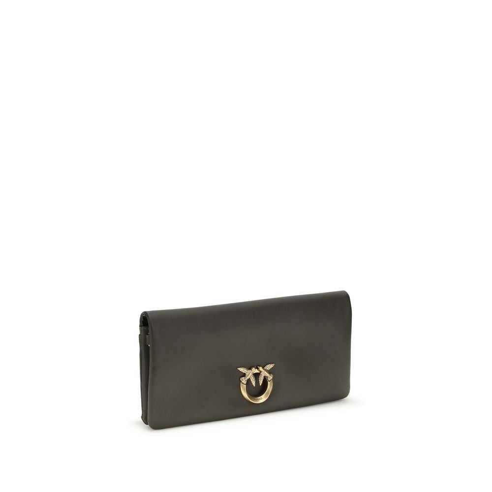 Pochette PINKO Bos Taurus en cuir de veau bicolore