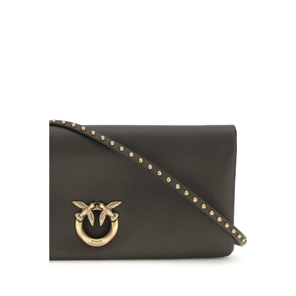 Pochette PINKO Bos Taurus en cuir de veau bicolore