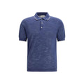 Men’s Blue Linen Blend Polo Shirt – Brooksfield Lightweight Summer Polo SS26