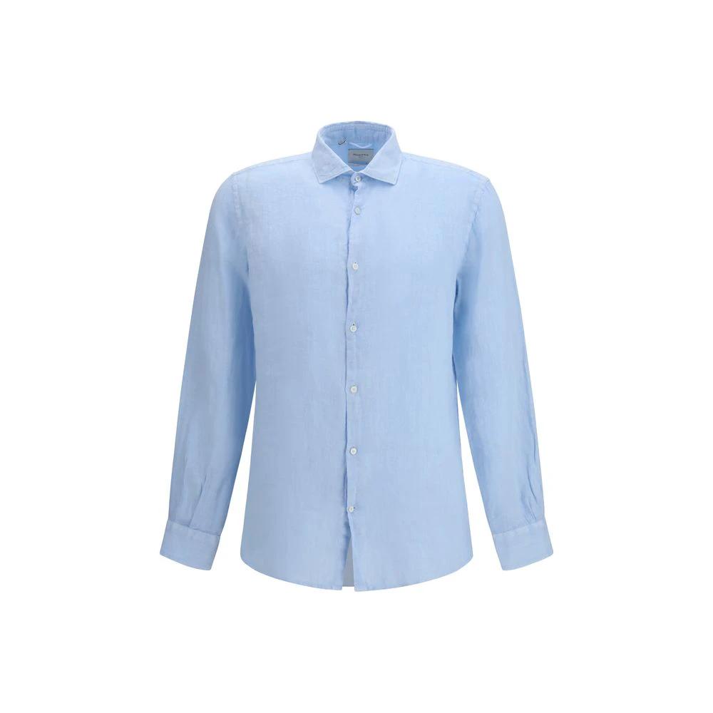 Men’s Blue Linen Shirt – Brooksfield Lightweight Summer Shirt SS26
