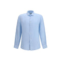 Men’s Blue Linen Shirt – Brooksfield Lightweight Summer Shirt SS26