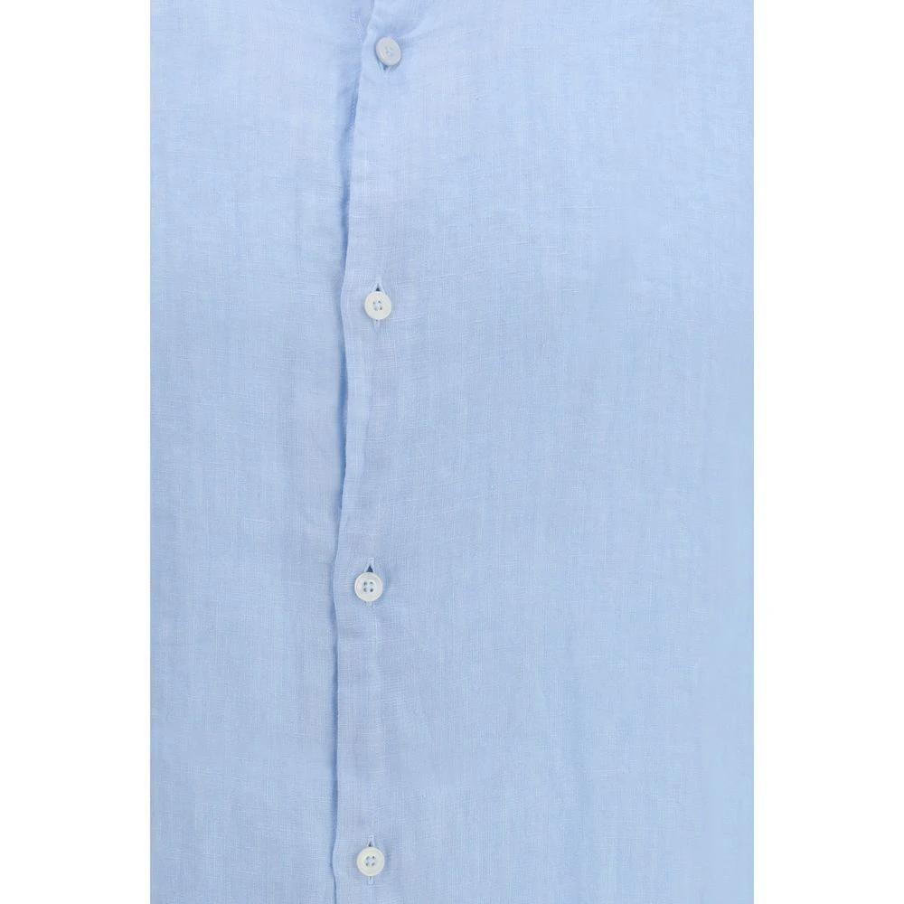Men’s Blue Linen Shirt – Brooksfield Lightweight Summer Shirt SS26