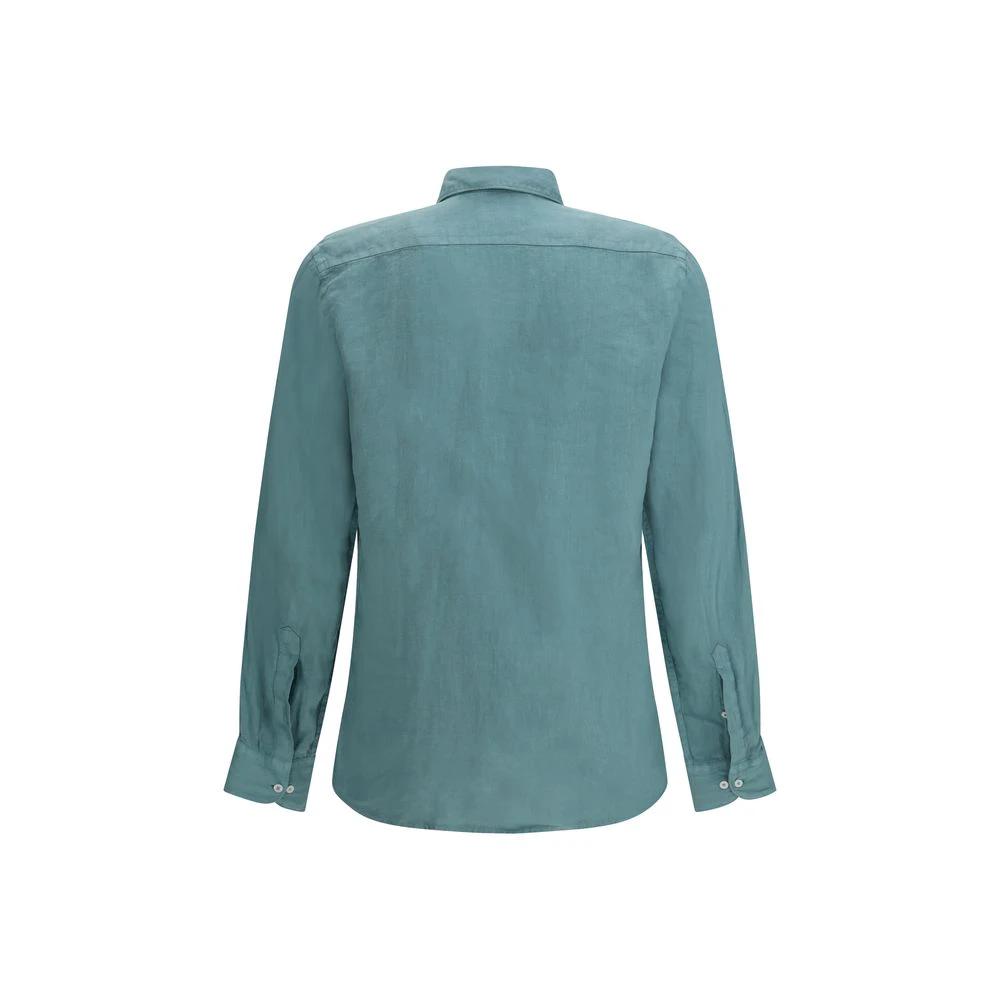 Chemise en lin bicolore Brooksfield