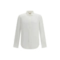 Brooksfield White Linen Dress Shirt