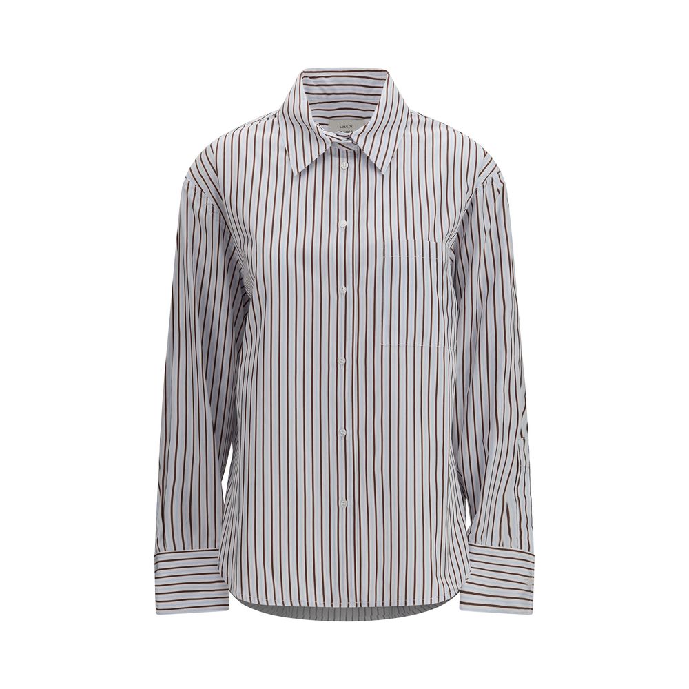 Chemise à motif en coton multicolore Loulou De Saison