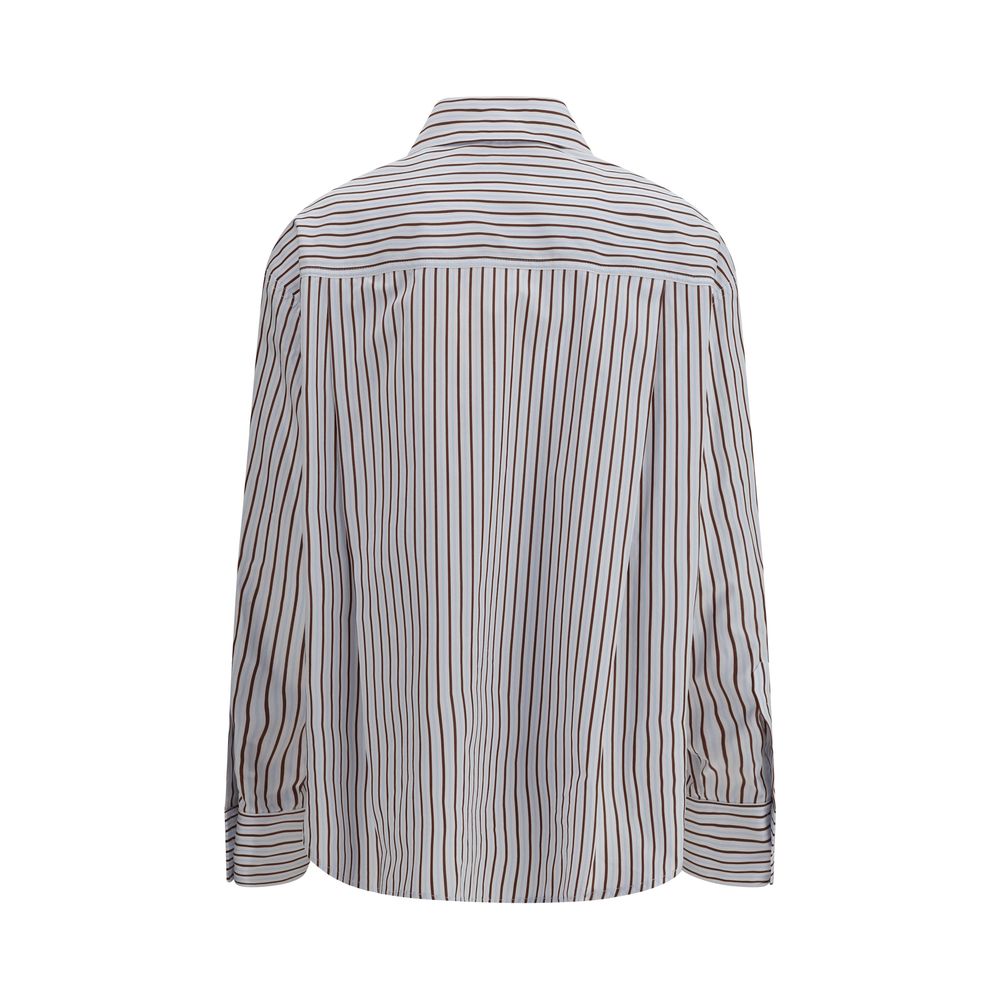 Chemise à motif en coton multicolore Loulou De Saison