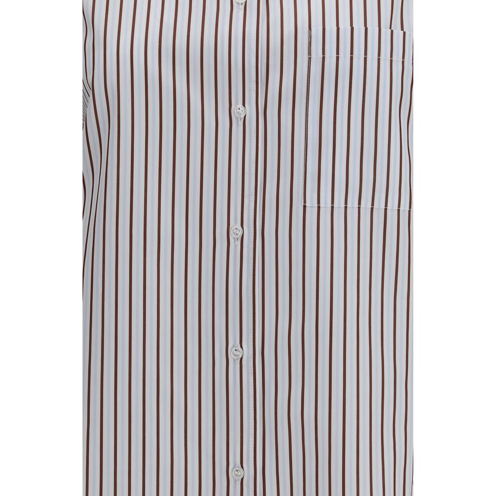 Chemise à motif en coton multicolore Loulou De Saison