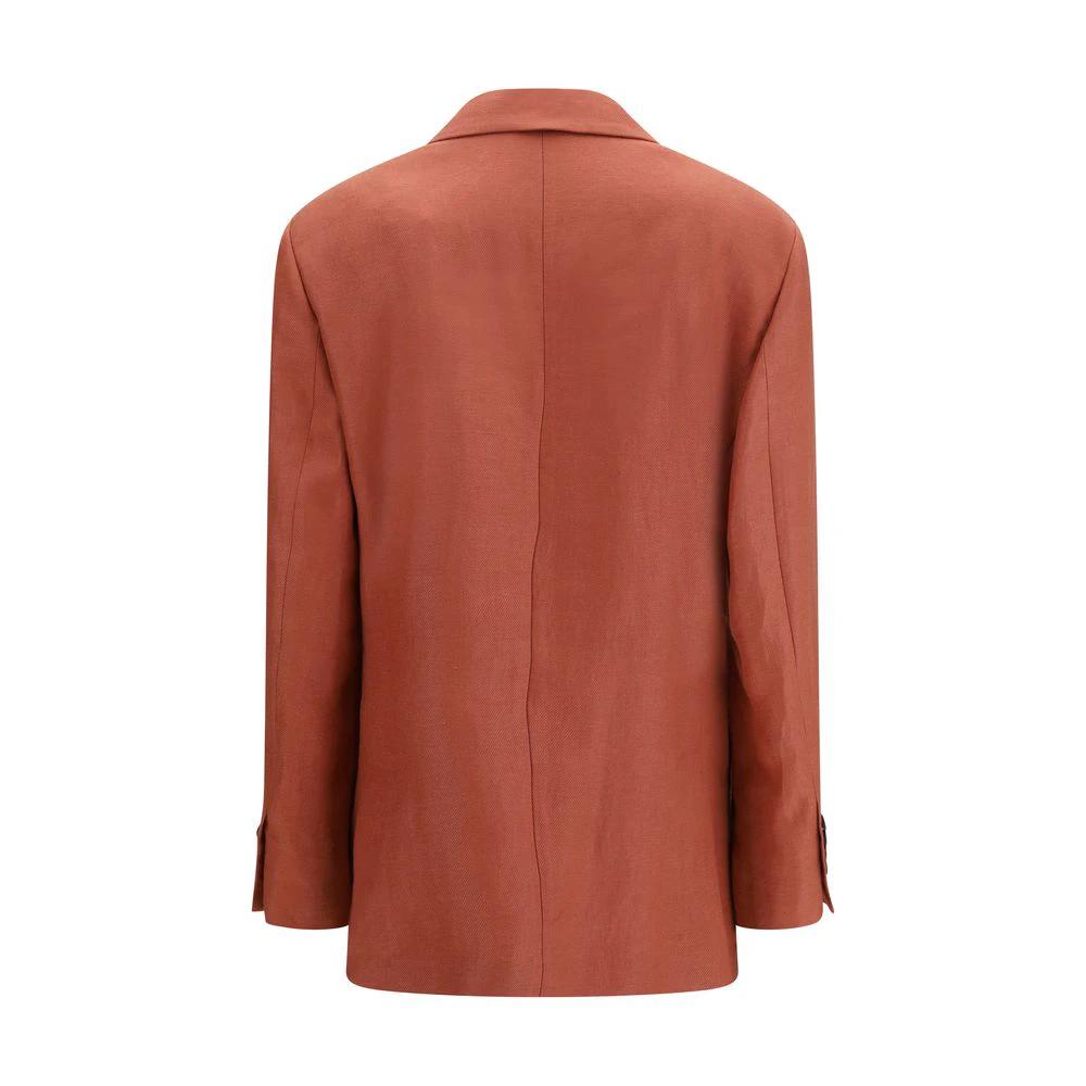 Brunello Cucinelli Blazer en Lin Multicolore