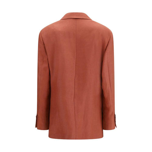 Brunello Cucinelli Blazer en Lin Multicolore