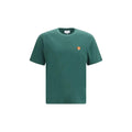 T-shirt en coton bicolore Maison Kitsuné