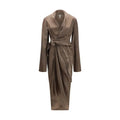 Robe décontractée marron cuivré Rick Owens