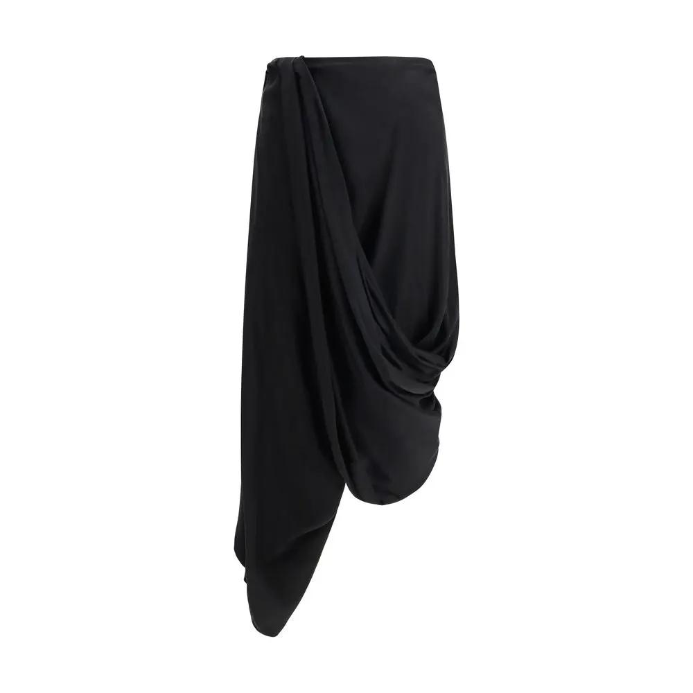 Maison Margiela Black Copper Midi Skirt