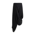 Maison Margiela Black Copper Midi Skirt