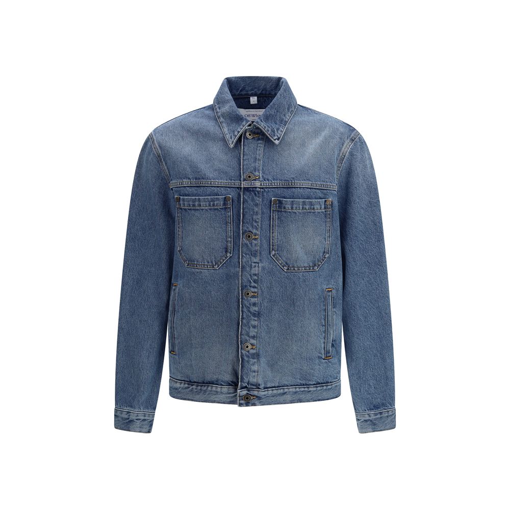 Veste en jean bleu en coton Off-White